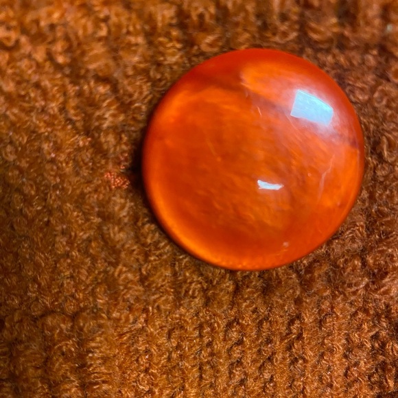 Handmade vintage orange coat - Picture 5 of 5